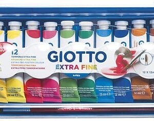 TEMPERA A TUBETTI 12 COLORI