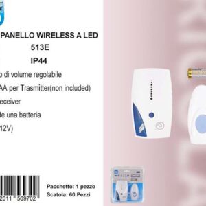 CAMPANELLO WIRELESS A LED