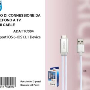 CAVO DI CONNESSIONE DA TELEFONO A TV HDMI-APPLE