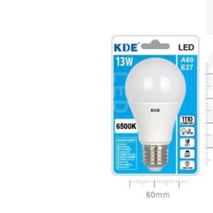 LAMPADINA LED A60 E27 LUCE FREDDA 13W=111W 6500K