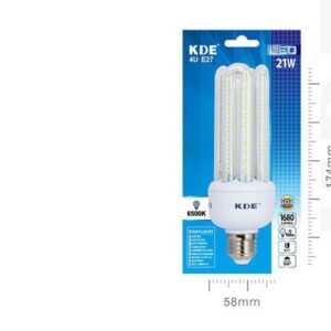 LAMPADINA LED 4U E27 LUCE FREDDA 21w=168W 6500K