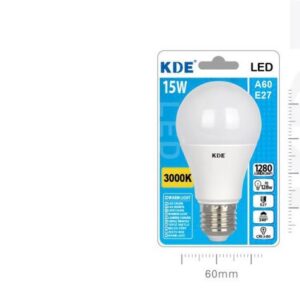 LAMPADINA LED A60 E27 LUCE CALDA 15W=128W 3000K