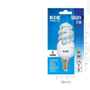 LAMPADINA LED ES E14 LUCE FREDDA 7w=63W 6500K
