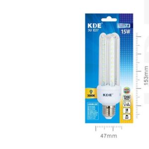 LAMPADINA LED 3U E27 LUCE CALDA 15w=135W 3000K