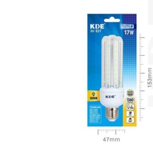 LAMPADINA LED 3U E27 LUCE CALDA 17w=136W 3000K
