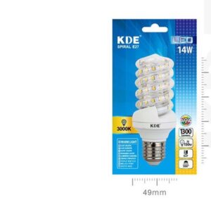 LAMPADINA LED ES E27 LUCE CALDA 14w=126W 3000K
