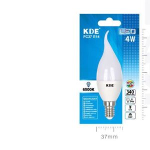 LAMPADINA LED FC37 E14 LUCE FREDDA 4w=34W 6500K