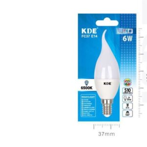 LAMPADINA LED FC37 E14 LUCE FREDDA 6w=51W 6500K