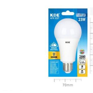 LAMPADINA LED A70 E27 LUCE CALDA 23W=230W 3000K