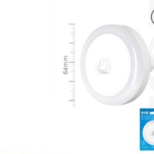 LUCE NOTTURNA LED 1W LUCE CALDA CON INTERRUTTORE