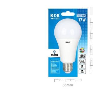 LAMPADINA LED A60 E27 LUCE FREDDA 17W=145W 6500K