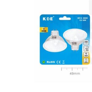 LAMPADINA LED MR16 LUCE CALDA 50W 2800K