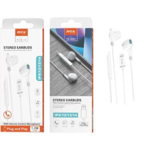 CUFFIE LIGHTNING CON MICROFONO PLUG AND PLAY