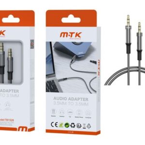 CAVO AUDIO LUSSO IN ALLUMINIO 1M