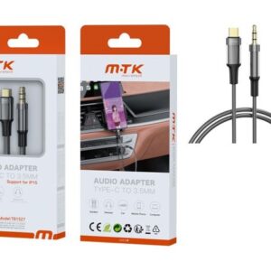 CAVO AUDIO LUSSO IN ALLUMINIO PER TYPE-C