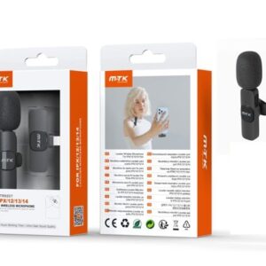 MINI MICROFONO LIGHTNING BLUETOOTH CON CLIP